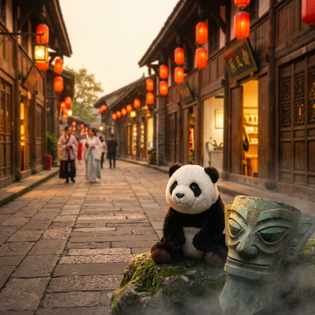 蜀韵悠游 · 锦瑟流年  成都+三星堆+熊猫基地5天4晚